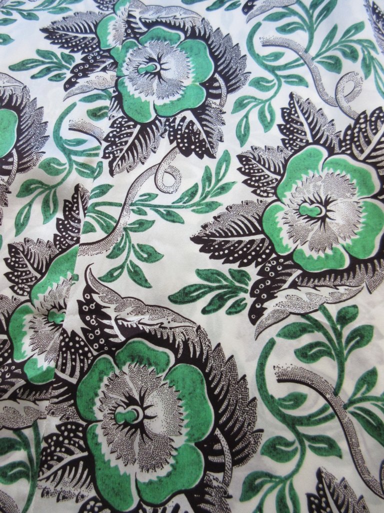 Nwt The Vampire's Wife Harmonizer Maxi Green Wild Poppy Vine Silk Dress 6 / Us 2 — image 8 of 8